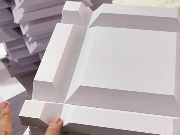 V-grooving (or kerfing) is the key process for achieving precise folds and seamless assembly in PVC foam boards.