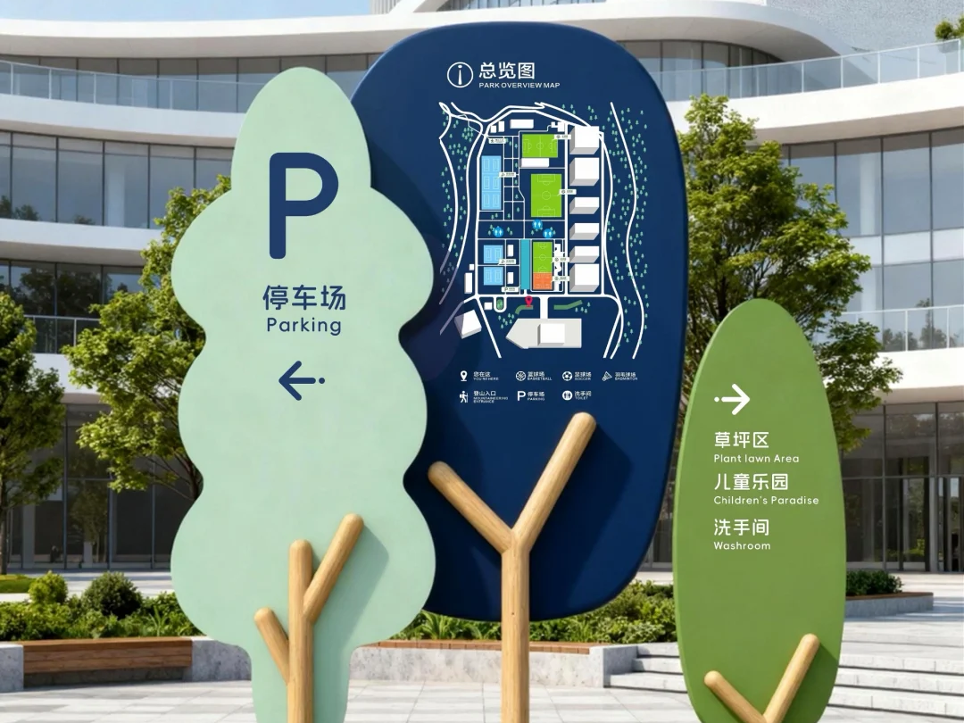 Durable outdoor directional signs